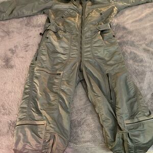 Vtg 50s USAF Air Force Coverall, Flying, Mens CWU-I/P Large/Long John Ownbey Co.